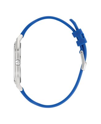 Unisex Analog Blue Silicone Watch, 39mm