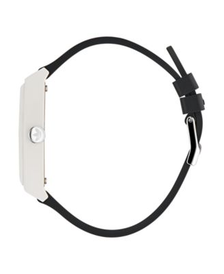 Unisex Analog Black Resin Watch, 38mm