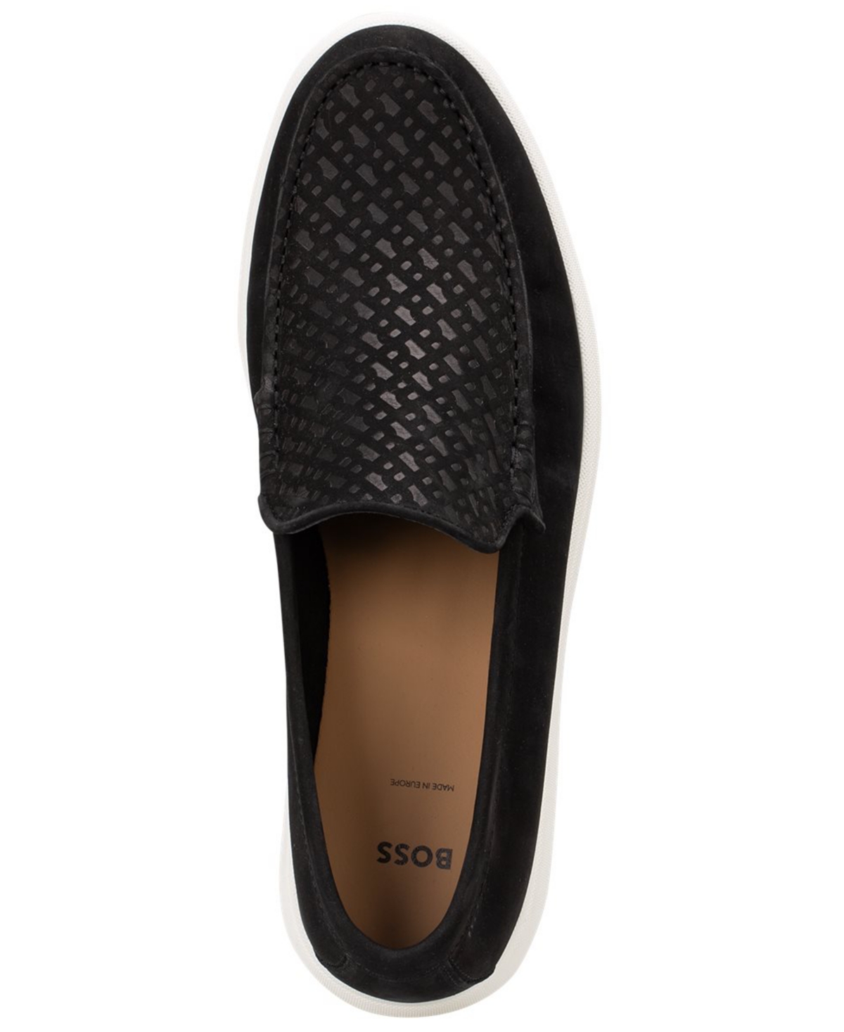 Hugo Boss Boss By  Men's Sienne Embossed Monogram Loafer