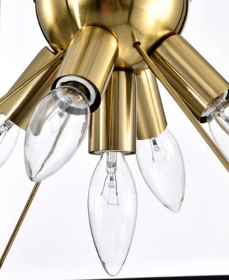 12" Snowgaze 9-Light Indoor Chandelier