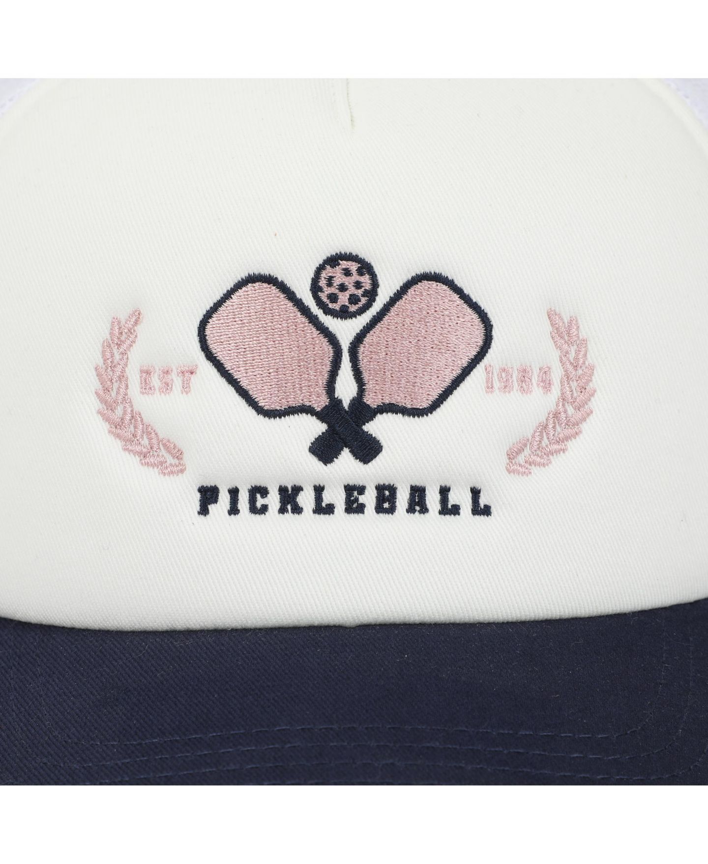 Мужская кепка Generic Pickleball Paddles White Foam Trucker Hat, цвет: Белый — фото 4
