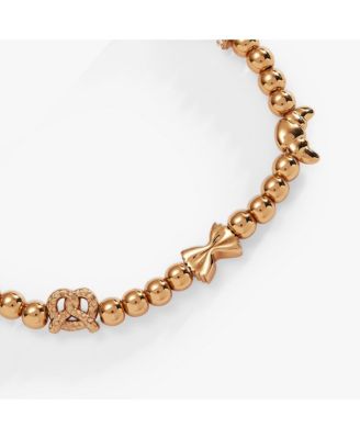 Carbs Are My Love Language Beaded Stretch Bracelet