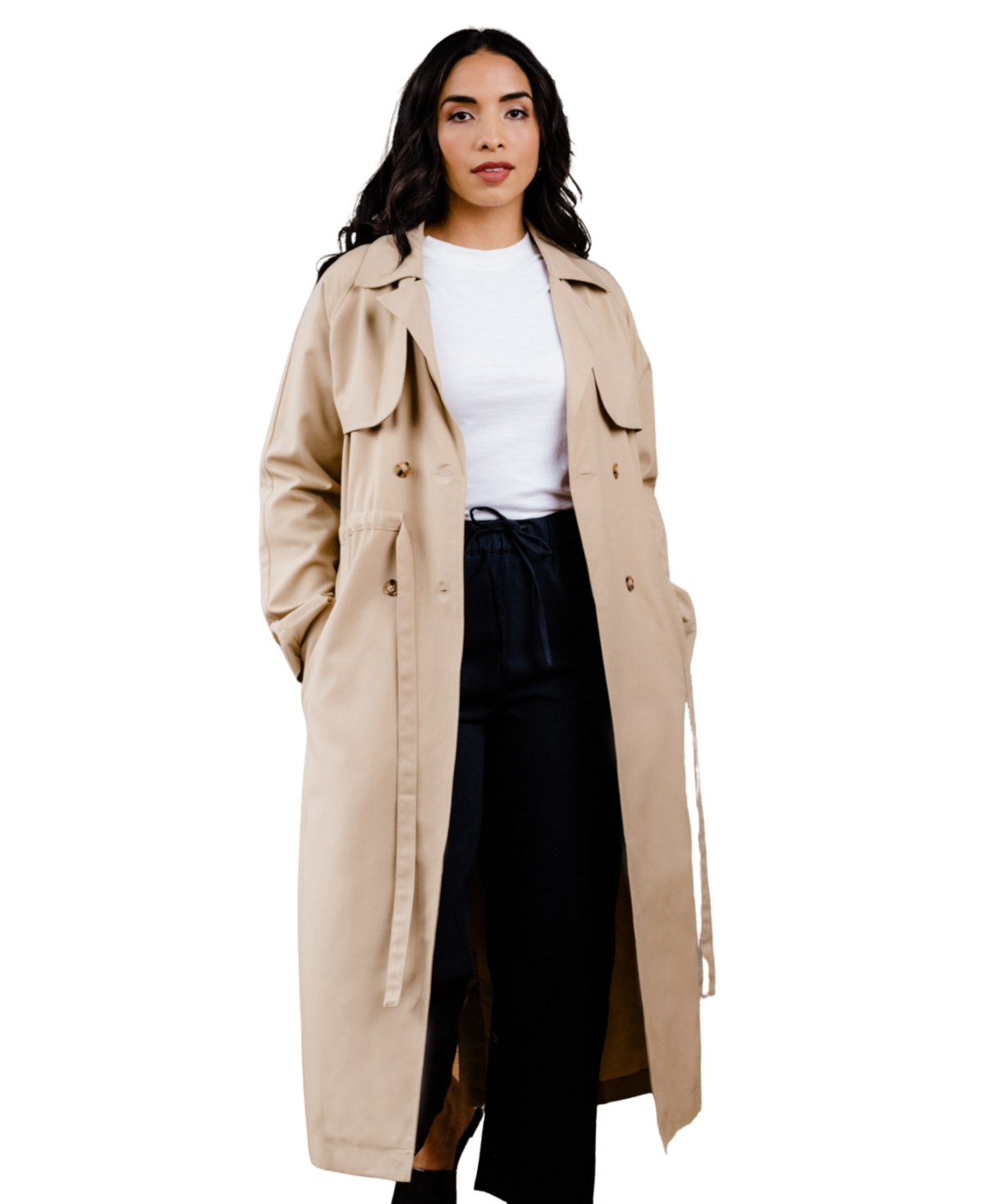 Women's Kimberly Trench Coat - Brown sugar