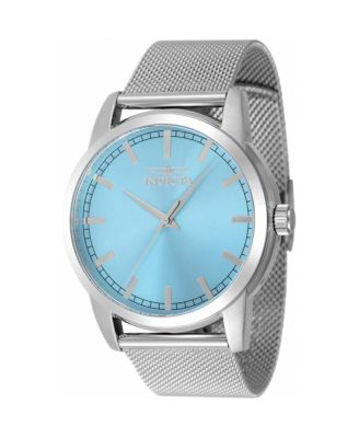 Men's 48508 Celestial Quartz 3 Hand Light Blue Dial Watch