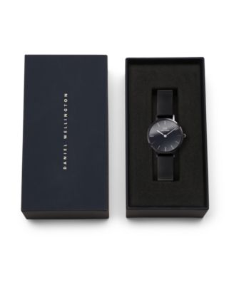 Women's Analog Black Stainless-Steel Watch, 28mm