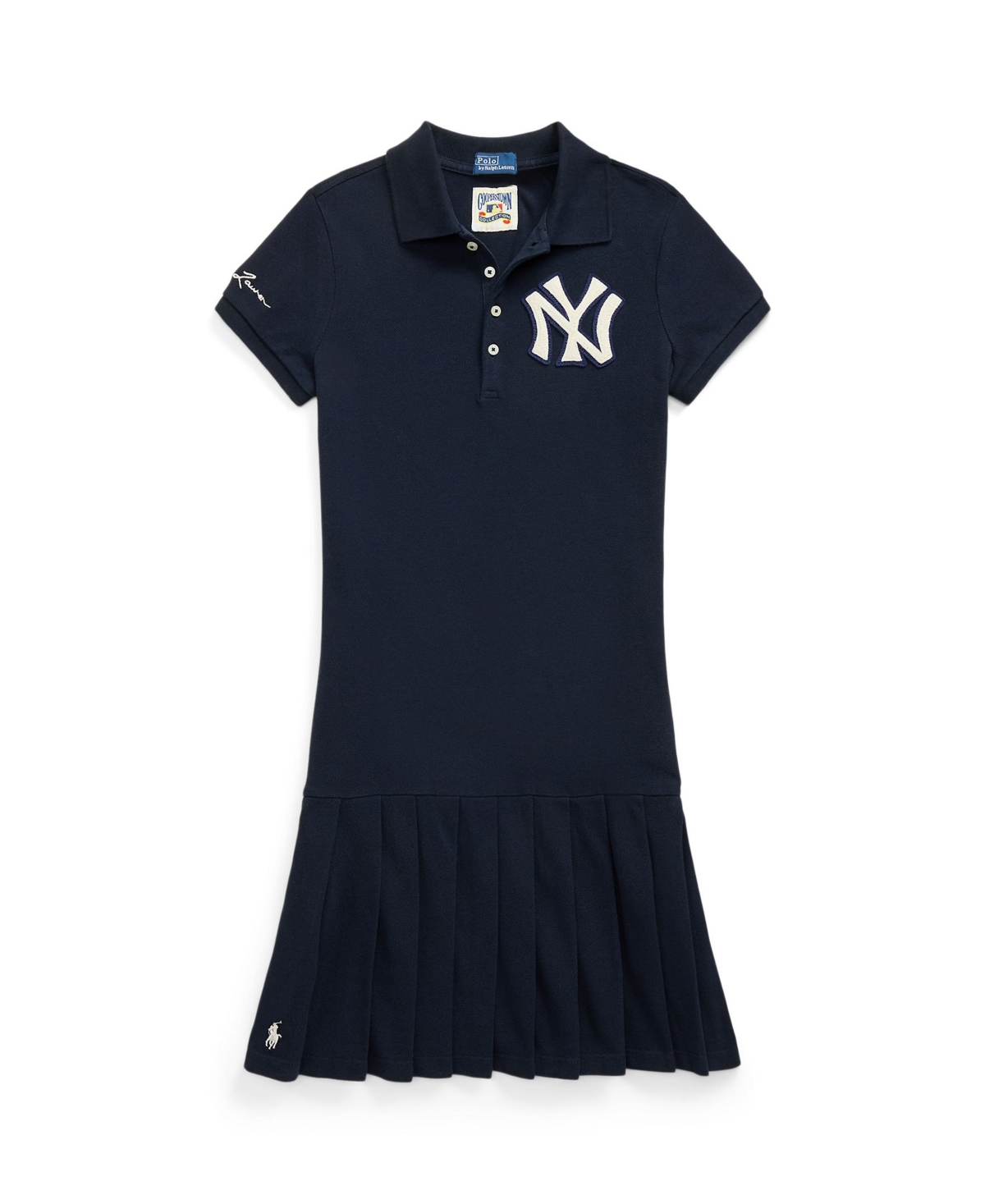 Polo Ralph Lauren Toddler And Little Girls Yankees Polo Dress