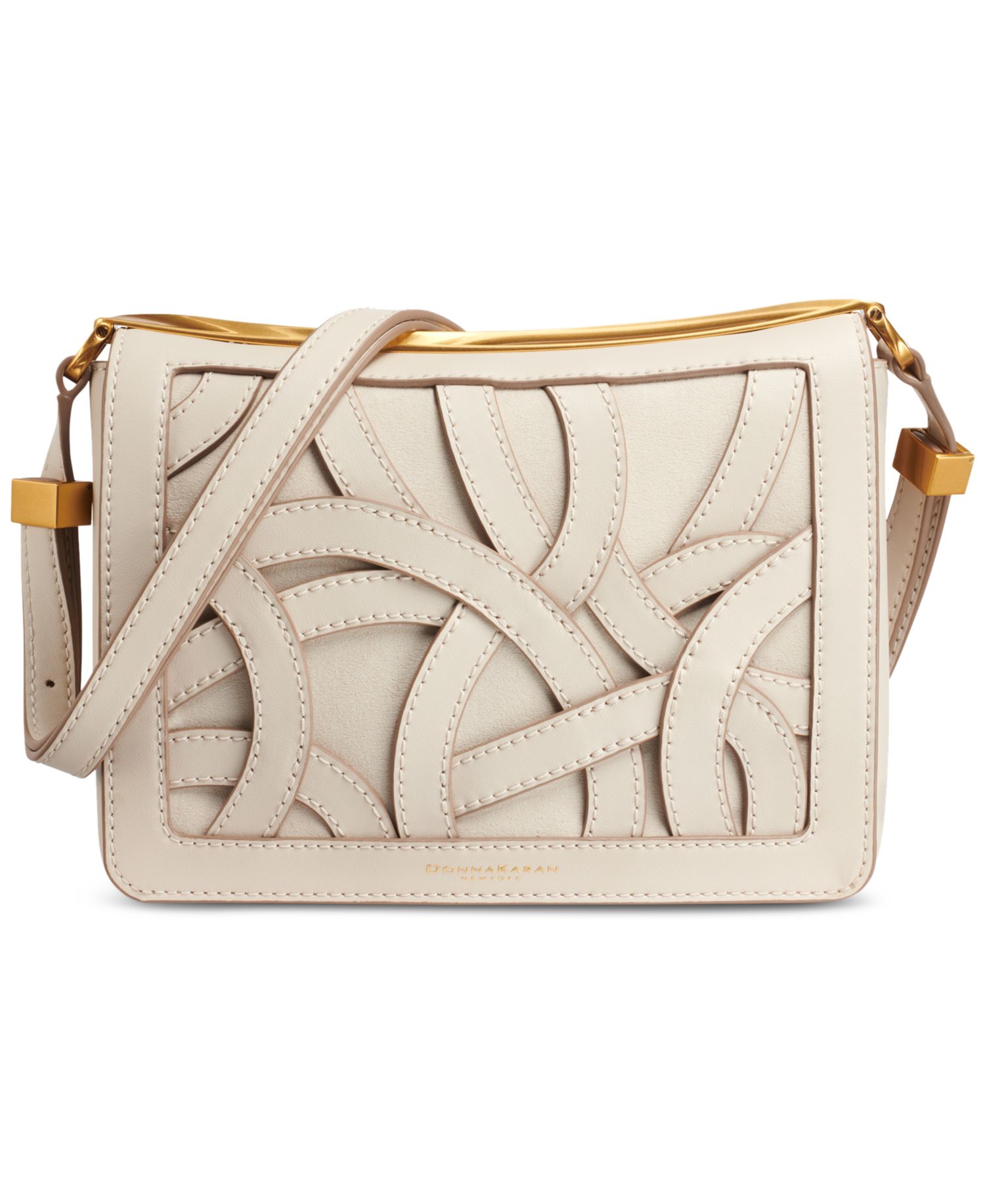 Jericho Woven Leather Floral Small Shoulder Bag