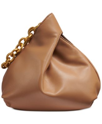 Lawrence Leather Wristlet with Chain Strap