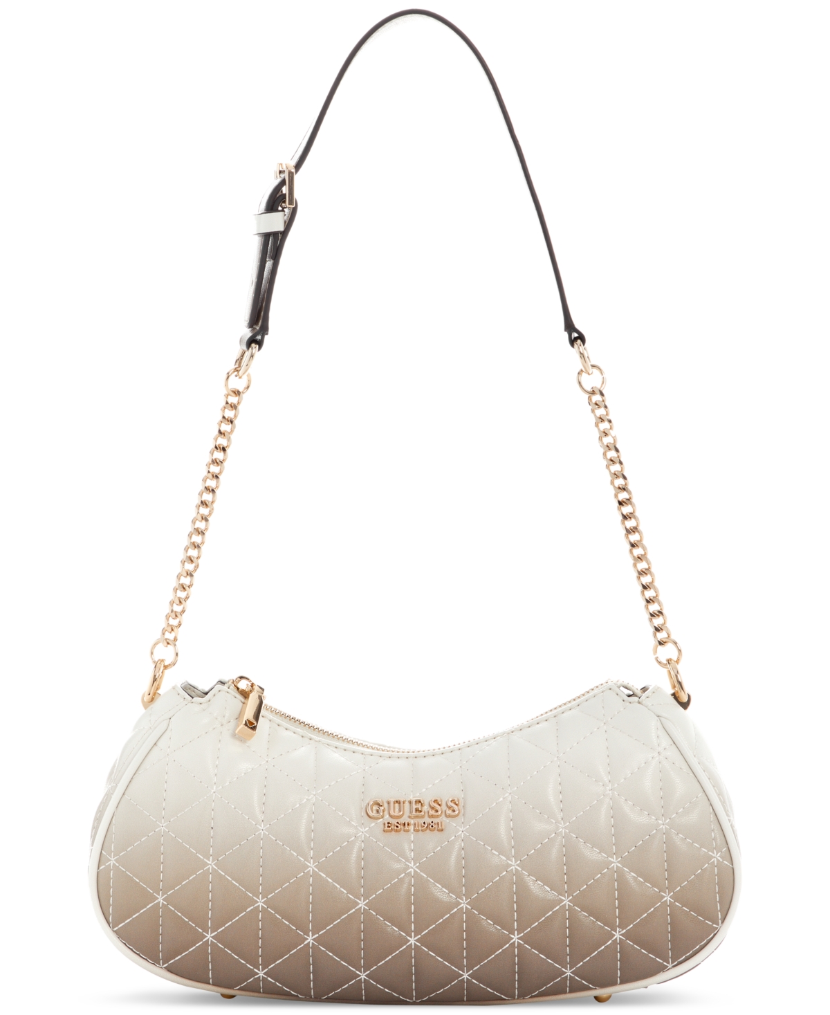 Kori Top Zip Small Shoulder Bag - Taupe Multi