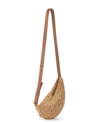 The Sak Tess Straw Mini Sling Bag
