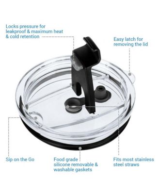 Spill-Proof Lid – Fits 12oz & 20oz Cruiser Tumblers for On-the-Go Use