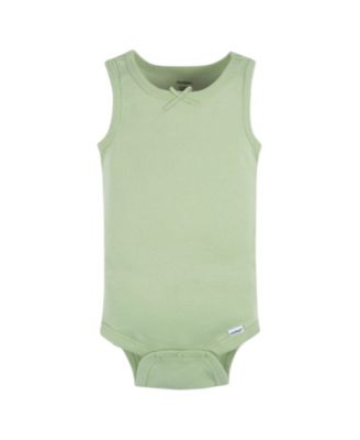 Baby Girls Sleeveless Flowers Onesies, 5-Pack