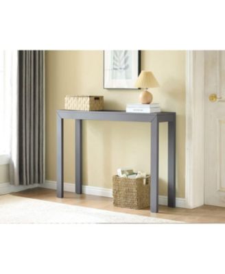 44" Russel Long Console Table - Minimalist and Slim Entryway Table for Decorative Displays, Sofa Table