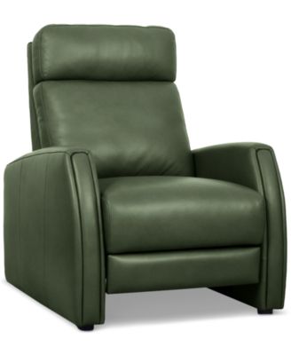 Touville Leather Push Back Recliner, Exclusively at Macy's