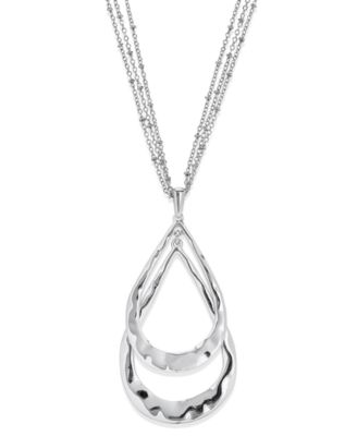 Style & Co - Orbital Pendant Necklace, 36" + 3" extender