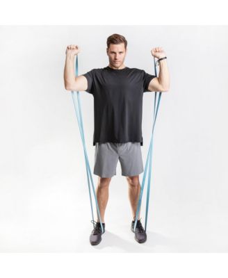 100% Latex-Free Organic Rubber Power Resistance Bands - 50lbs (Pair of 2)