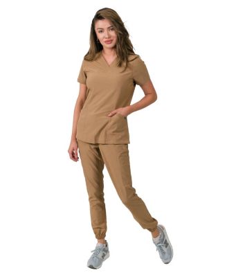Women's Olivia 4 Pocket Top Gathered Jogger Pants Set