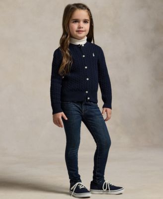 Toddler and Little Girls Aubrie Denim Leggings