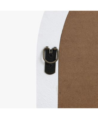 White C-Frame Accent and Vanity Wall Mirror