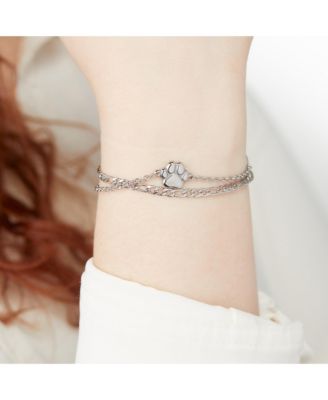 Paw Stranded Bracelet Set