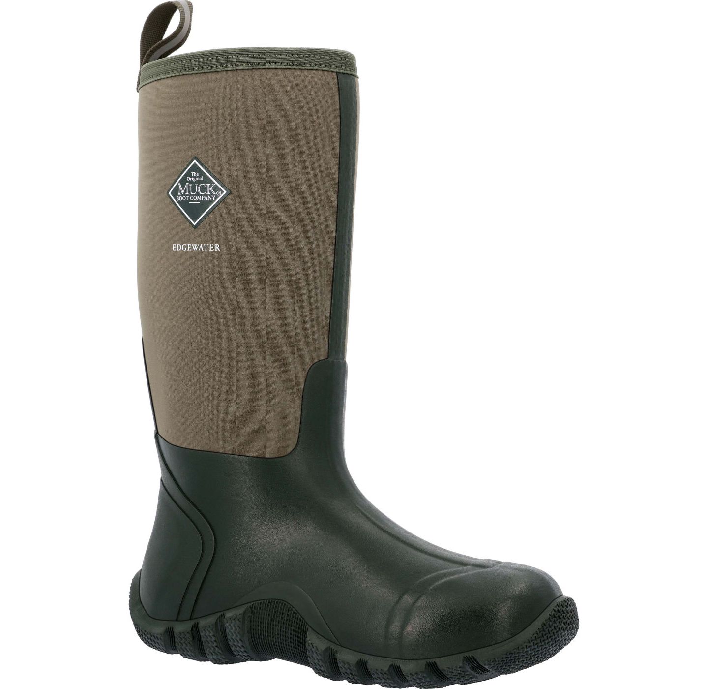 Мужские ботинки MUCK Edgewater Original 15" Field Boot, цвет: Зелёный — фото 7