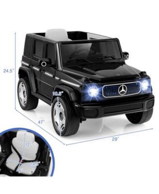 12V Licensed Mercedes-Benz EQG Kids Ride On Car with Remote Control
