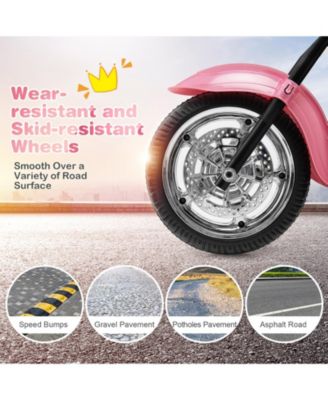 6V Powered Toddler 3-Wheel Motorbike Ride On Toy with Horn and Headlight