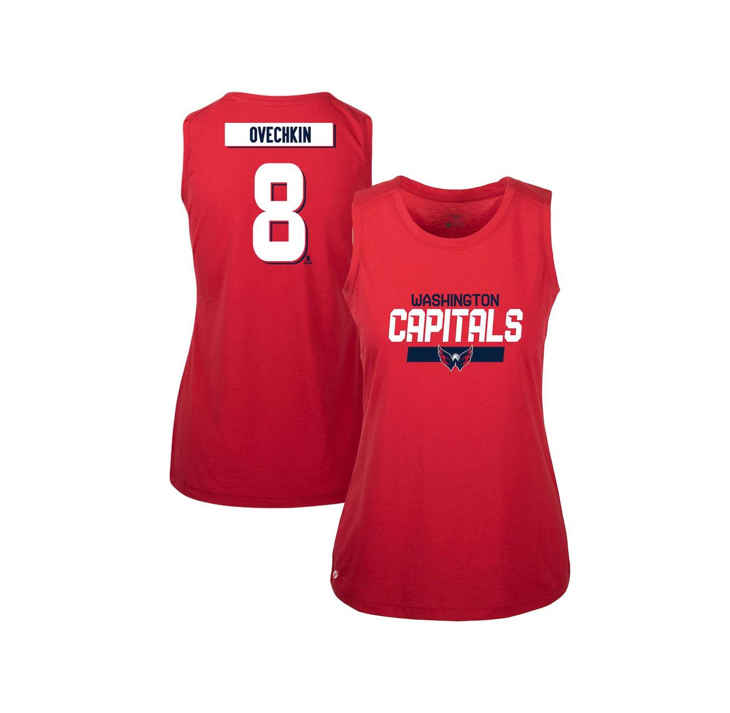 Women's Alexander Ovechkin Red Washington Capitals Macy Player Name & Number Tank Top