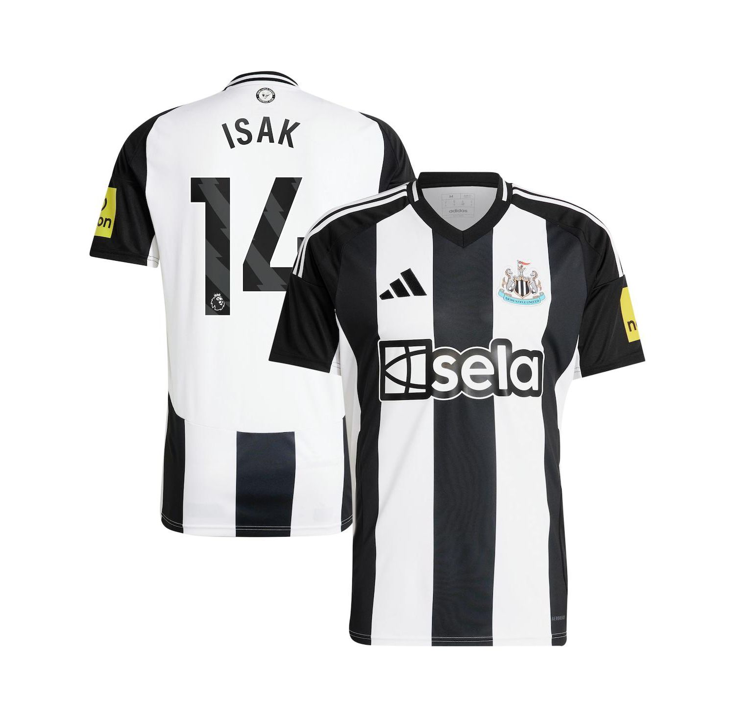 Men's Alexander Isak Black Newcastle United 2024/25 Home Replica Player Jersey