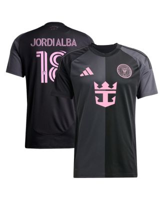 adidas - Men's Jordi Alba Ramos Black Inter Miami CF 2025 The Fortitude Kit Replica Player Jersey