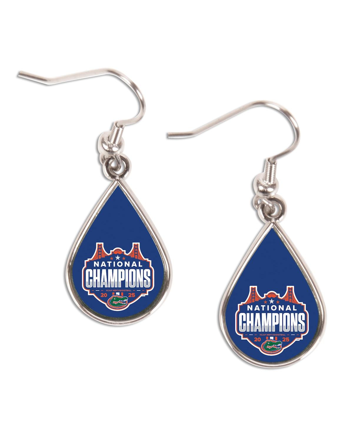 Florida Gators 2025 Ncaa Men's Basketball National Champions Teardrop Dangle Earrings