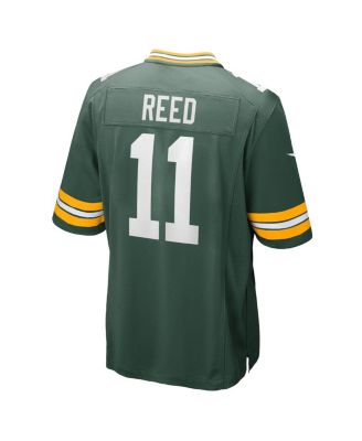 Men's Jayden Reed Green Green Bay Packers Game Jersey