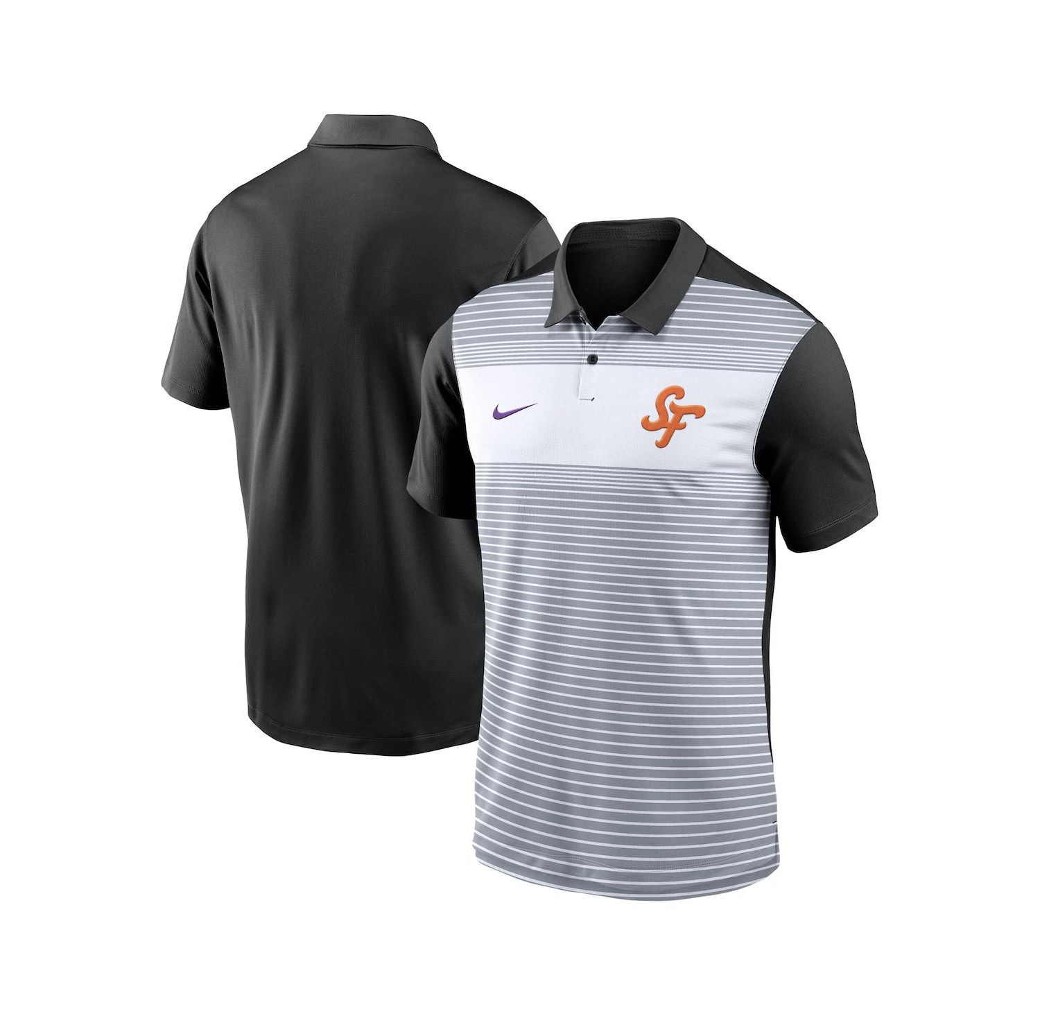 Men's White/Black San Francisco Giants 2025 City Connect Fashion Legacy Icon Vapor Performance Polo Shirt