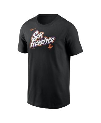 Men's Black San Francisco Giants 2025 City Connect Wordmark T-Shirt