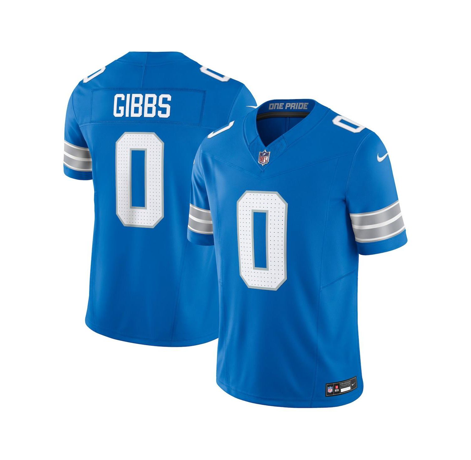 Men's Jahmyr Gibbs Blue Detroit Lions Vapor F.U.S.E. Limited Jersey