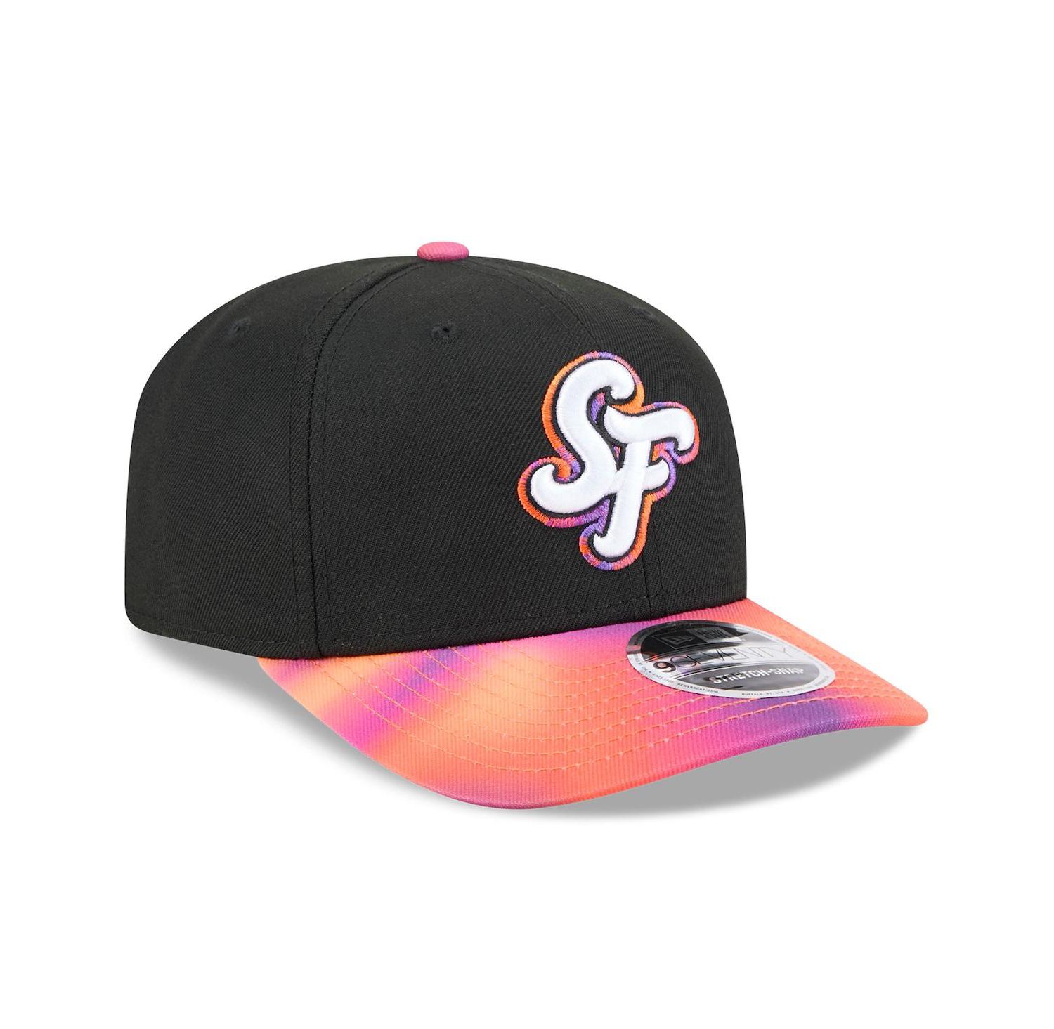Men's Black/Orange San Francisco Giants 2025 City Connect 9SEVENTY Adjustable Hat
