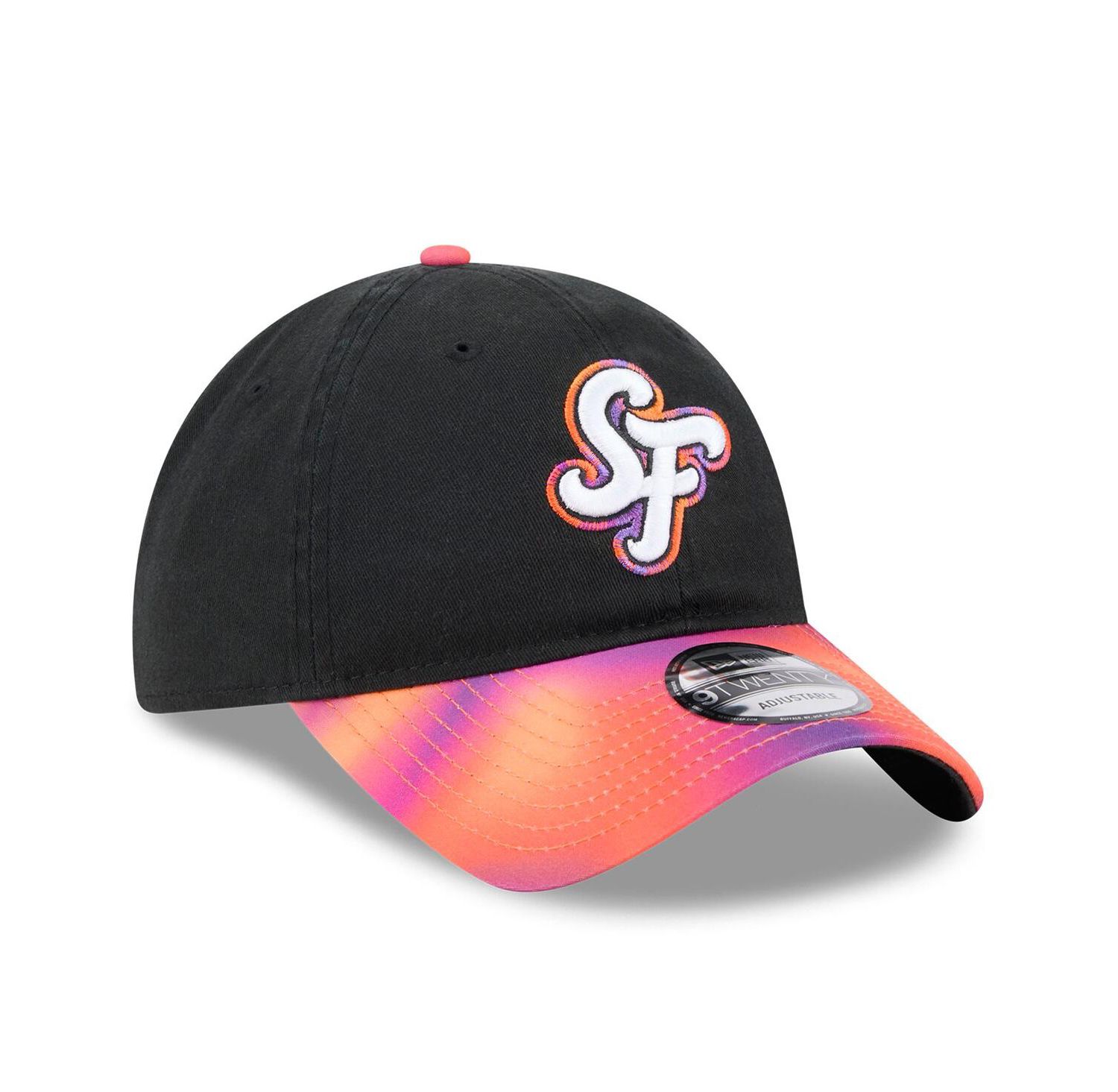 Men's Black/Orange San Francisco Giants 2025 City Connect 9TWENTY Adjustable Hat