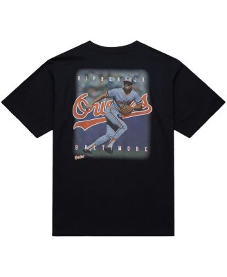 Men's Cal Ripken Jr. Black Baltimore Orioles Legends Collection Vintage Logo T-Shirt