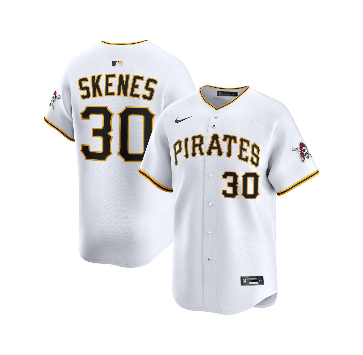 Men's Paul Skenes White Pittsburgh Pirates Alternate Limited Player Jersey
