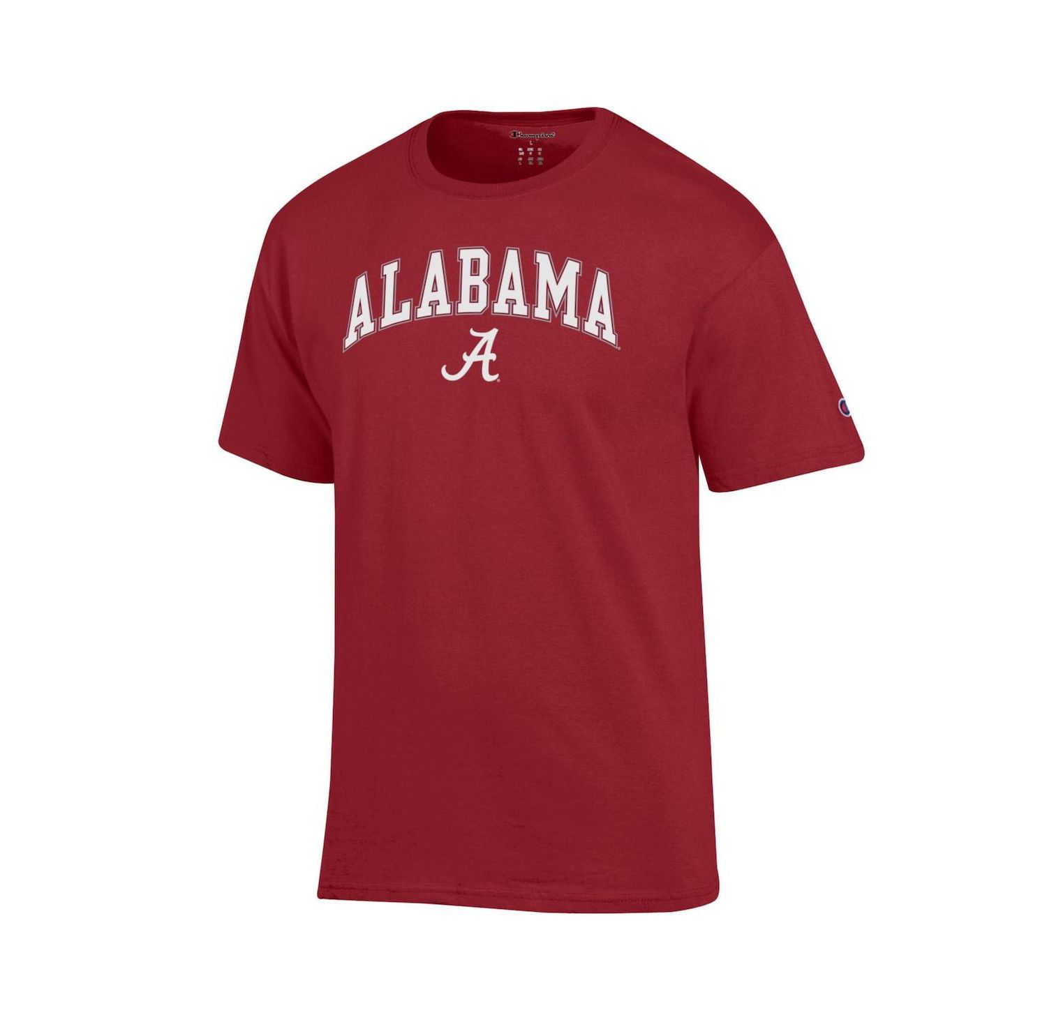 Men's Crimson Alabama Crimson Tide Arched Logo T-Shirt