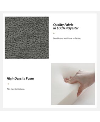 Gema Modern Storage Bench with Two Pillows and Pocket