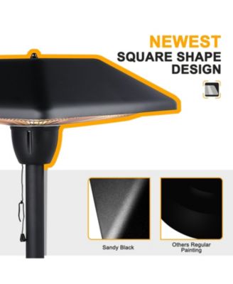 1500 Watt Electric Tabletop Patio Heater,Heats up to 12 sq. ft,steady, and quiet heat