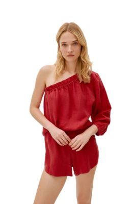 Women's Labeca London Capri Linen Shorts