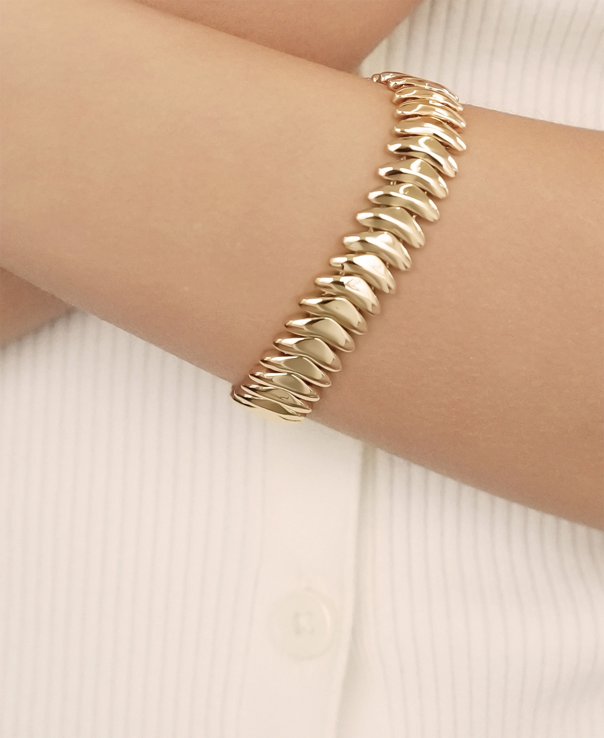 Ettika Metal Moderna Statement Flex Bracelet