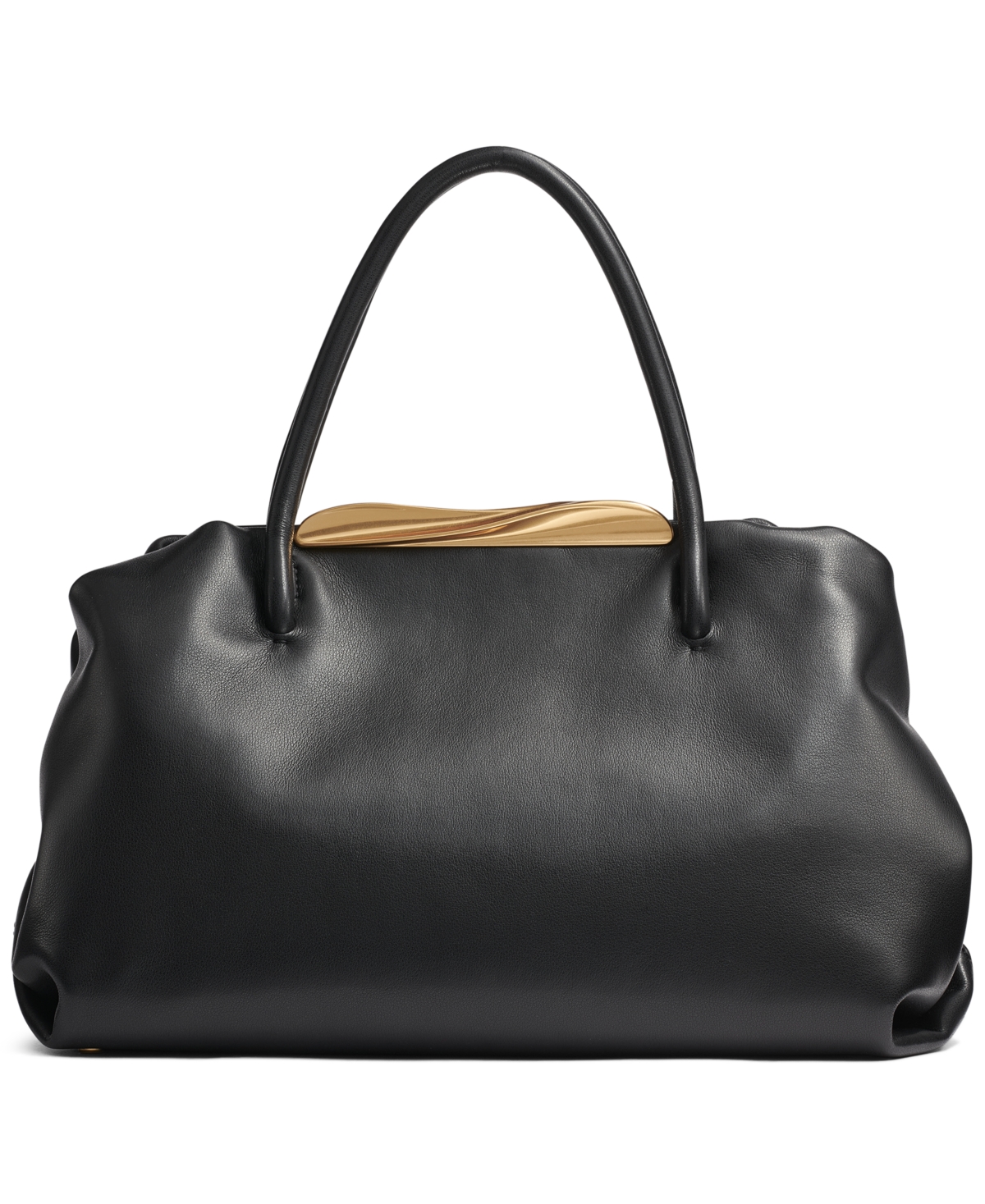 Donna Karan Poplin Satchel Bag