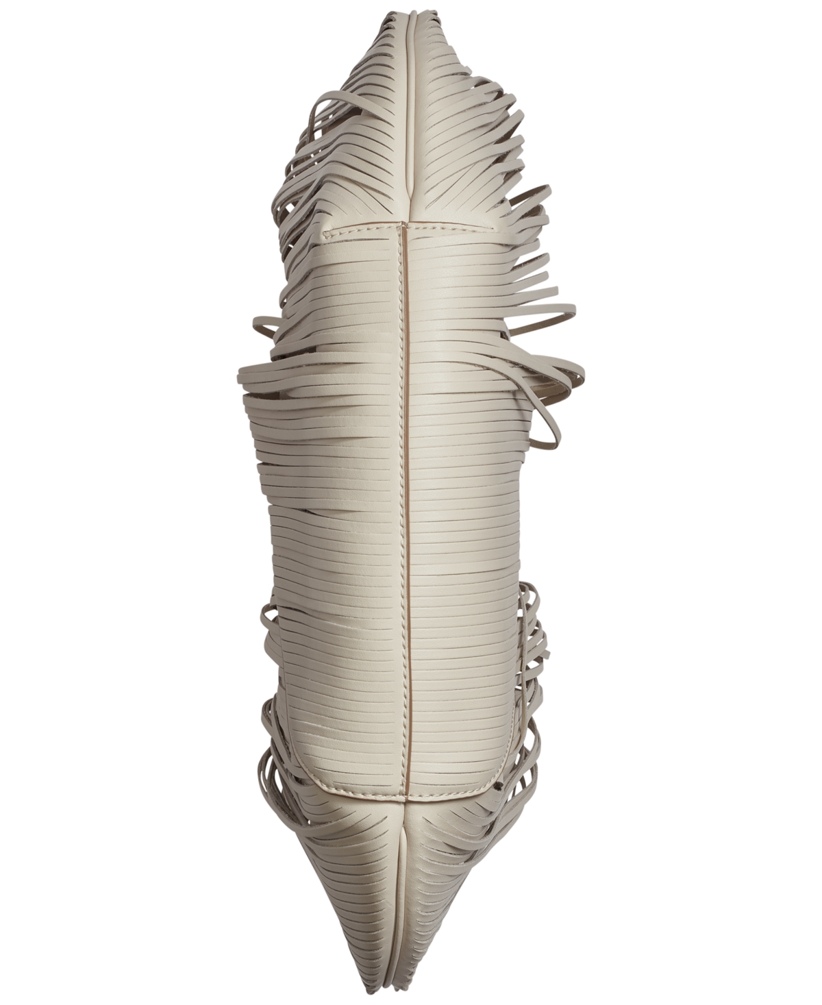DONNA KARAN DONNA KARAN BALDWIN LARGE LASER-CUT SHOULDER WITH LEATHER WRAPPED ROUNDED HANDLE 