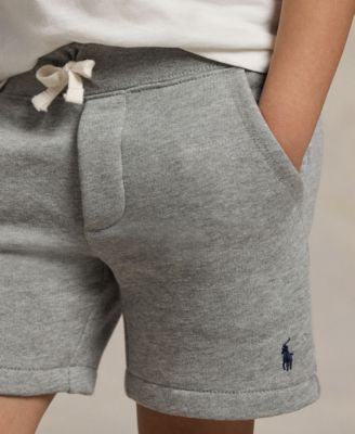 Toddler and Little Boys Drawstring Fleece Shorts