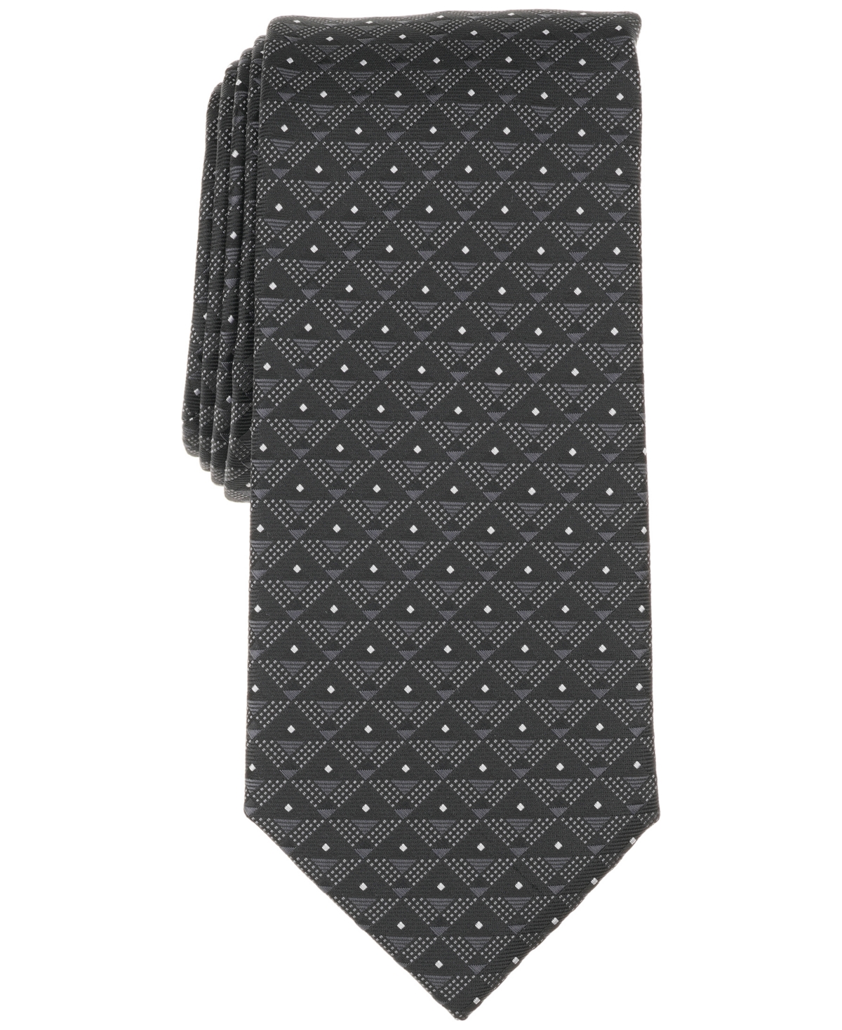 Men's Morage Triangle-Pattern Tie - Yellow