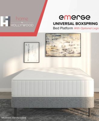 Emerge Foldable Mattress Foundation with Attachable Legs - Queen