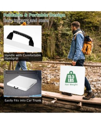 3-Level Height Adjustable Folding Table